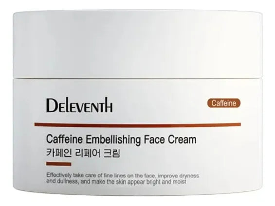 Crema facial embellecedora con cafeína deleventh