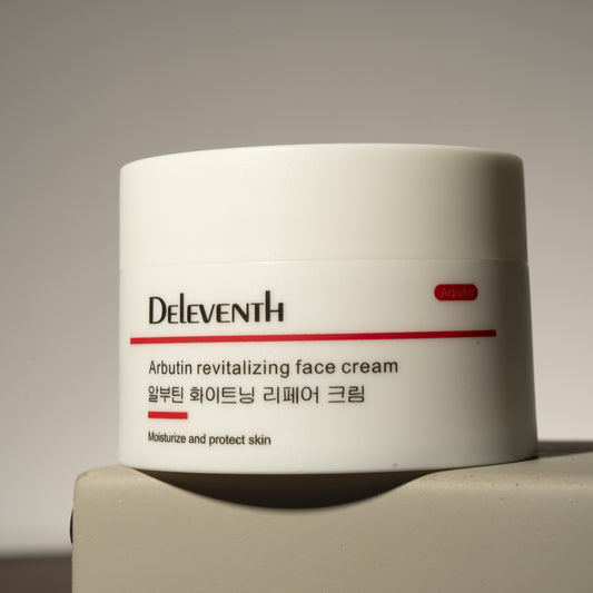 Crema facial revitalizante  con arbutina deleventh